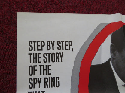 RING OF TREASON FOLDED US ONE SHEET POSTER BERNARD LEE 1964 Rendezvous Cinema Movie posters