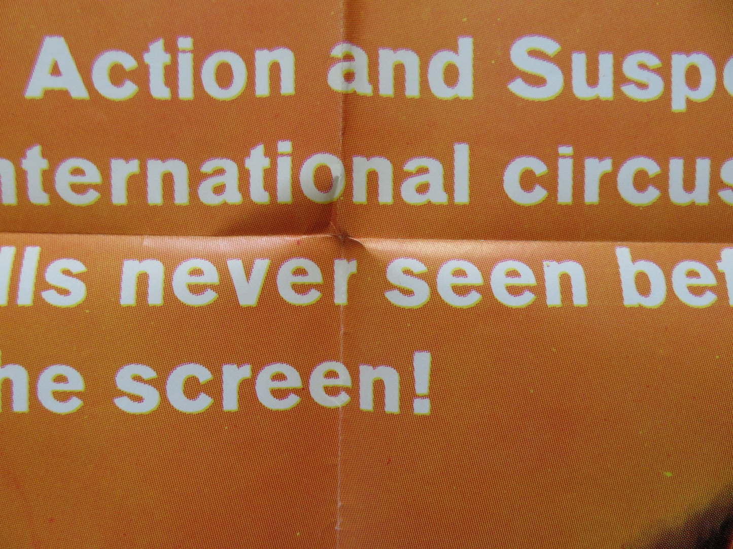 RINGS AROUND THE WORLD FOLDED US ONE SHEET POSTER DON AMECHE 1966 Rendezvous Cinema Movie posters