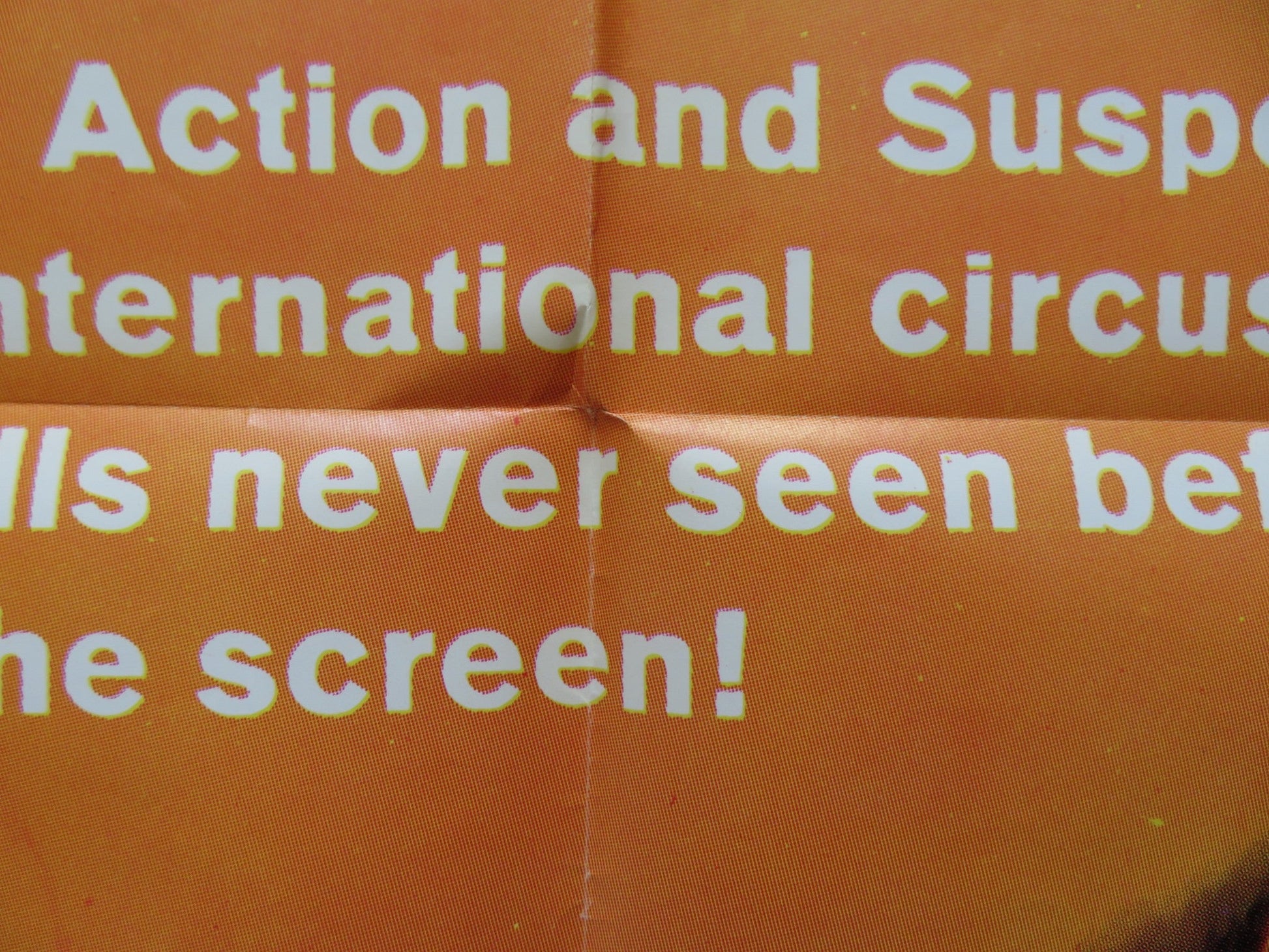 RINGS AROUND THE WORLD FOLDED US ONE SHEET POSTER DON AMECHE 1966 Rendezvous Cinema Movie posters