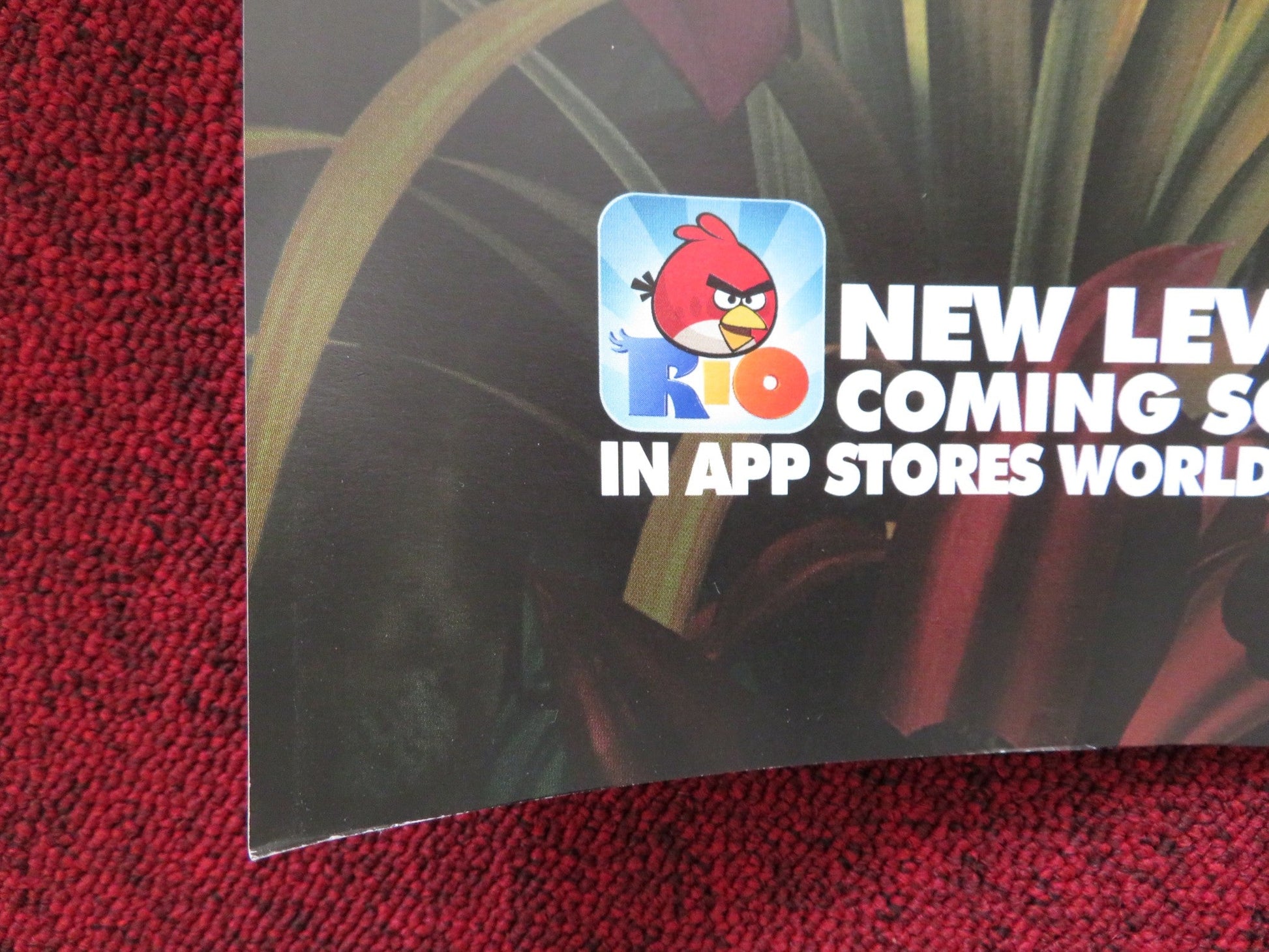 RIO 2 - A UK QUAD (30"x 40") ROLLED POSTER JAKE T. AUSTIN CARLINHOS BROWN 2014 Rendezvous Cinema Movie posters