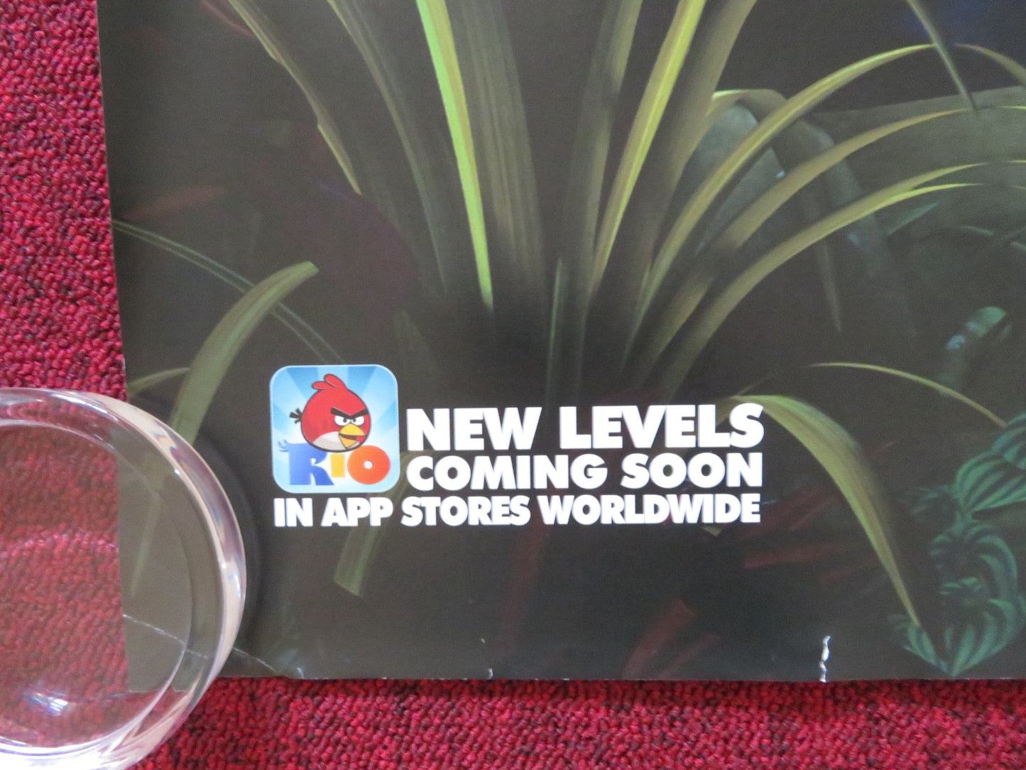 RIO 2 - C UK QUAD (30"x 40") ROLLED POSTER JAKE T. AUSTIN CARLINHOS BROWN 2014 Rendezvous Cinema Movie posters