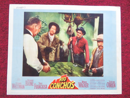 RIO CONCHOS US LOBBY CARD FULL SET RICHARD BOONE STUART WHITMAN 1964 Rendezvous Cinema Movie posters
