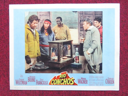 RIO CONCHOS US LOBBY CARD FULL SET RICHARD BOONE STUART WHITMAN 1964 Rendezvous Cinema Movie posters