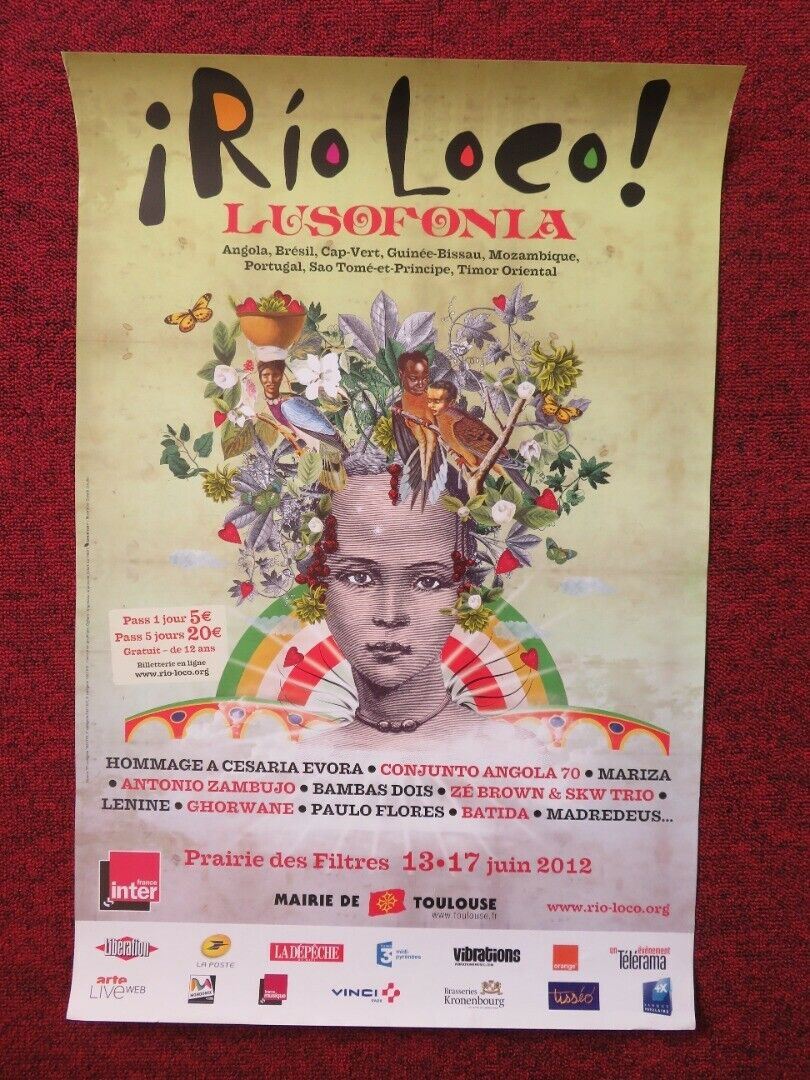 RIO LOCO FRENCH (16"x 23.5") POSTER MUSIC FESTIVAL 2012 - Rendezvous Cinema