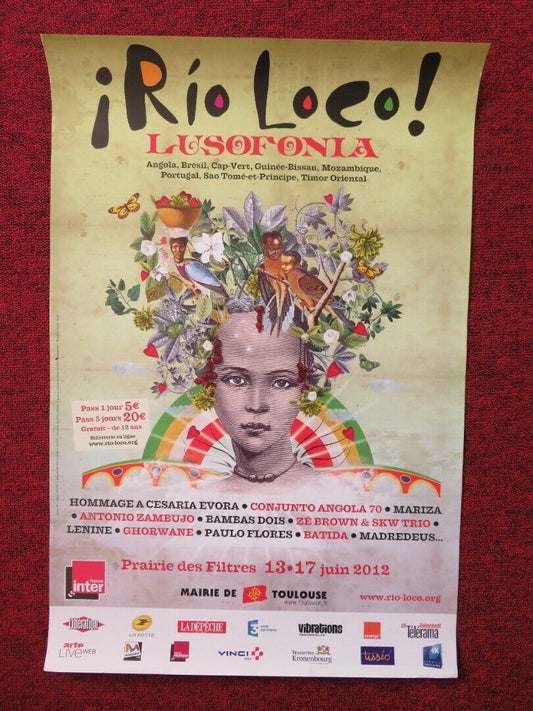 RIO LOCO FRENCH (16"x 23.5") POSTER MUSIC FESTIVAL 2012 - Rendezvous Cinema