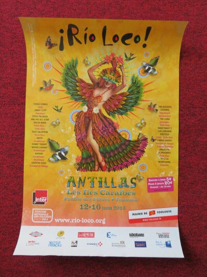 RIO LOCO FRENCH (16"x 23.5") POSTER MUSIC FESTIVAL 2013 Movie posters