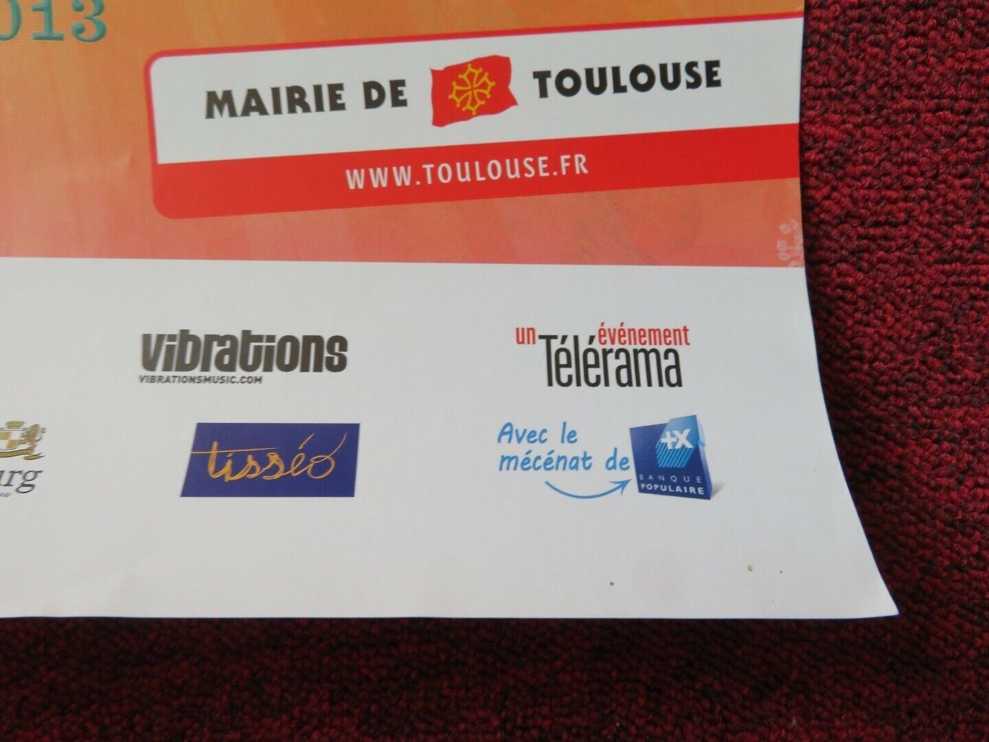 RIO LOCO FRENCH (16"x 23.5") POSTER MUSIC FESTIVAL 2013 Movie posters