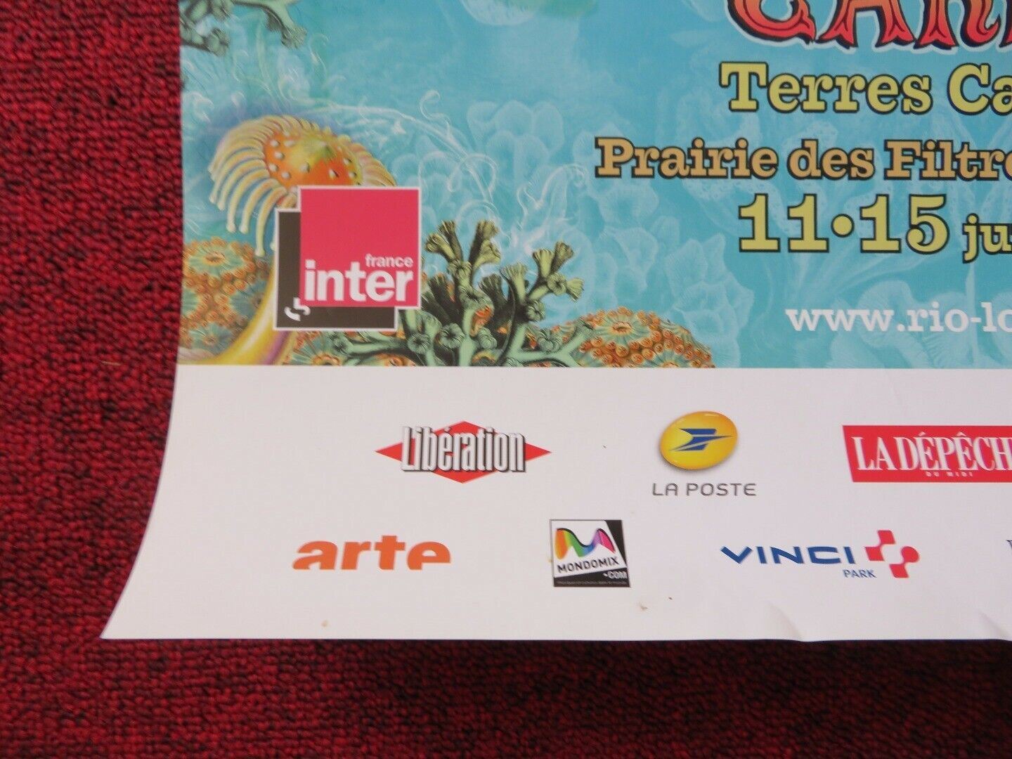 RIO LOCO FRENCH (16"x 23.5") POSTER MUSIC FESTIVAL 2014 Movie posters