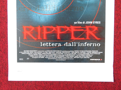 RIPPER ITALIAN LOCANDINA POSTER A. J. COOK BRUCE PAYNE 2001 Rendezvous Cinema Movie posters