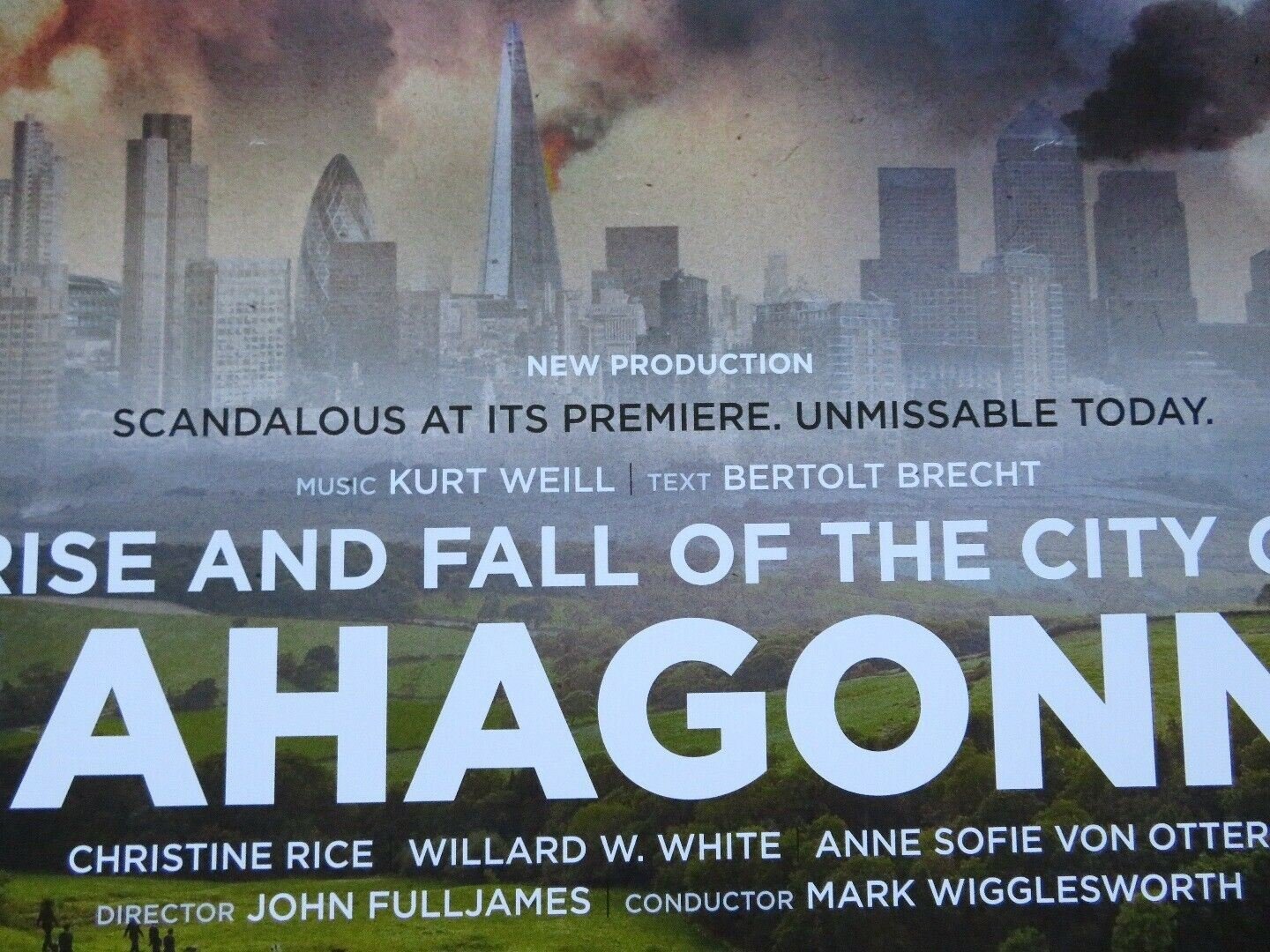 RISE AND FALL OF THE CITY OF MAHAGONNY QUAD (30"x 40") ROLLED POSTER ROH - Rendezvous Cinema