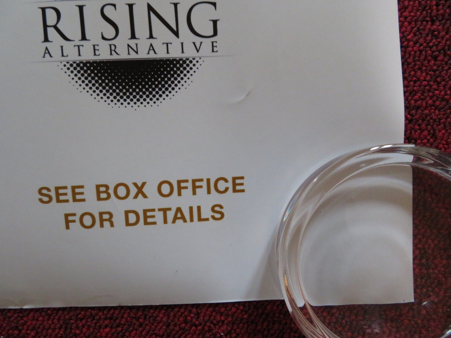 RISE AND FALL OF THE CITY OF MAHOGANY UK QUAD (31"x 40") ROLLED POSTER 2010 Rendezvous Cinema Movie posters