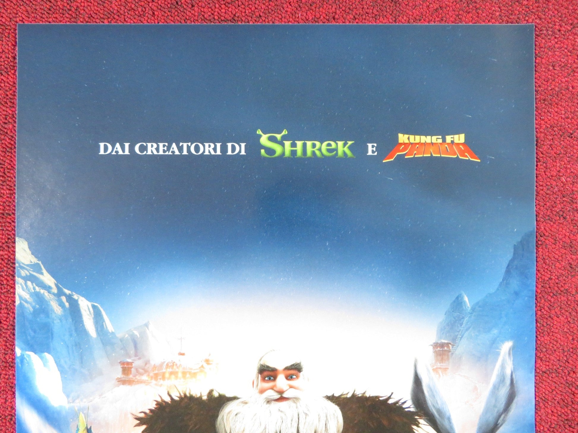 RISE OF THE GUARDIANS ITALIAN LOCANDINA POSTER CHRIS PINE ALEC BALDWIN 2012 Rendezvous Cinema Movie posters