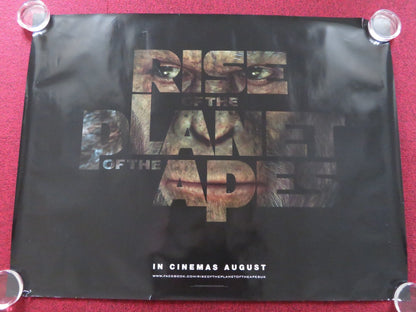 RISE OF THE PLANET OF THE APES UK QUAD (30"x 40") ROLLED POSTER ANDY SERKIS 2011 Rendezvous Cinema Movie posters