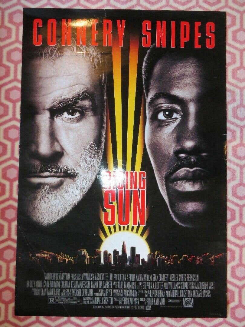 RISING SUN US ONE SHEET ROLLED POSTER CONNERY SNIPES 1993 - Rendezvous Cinema