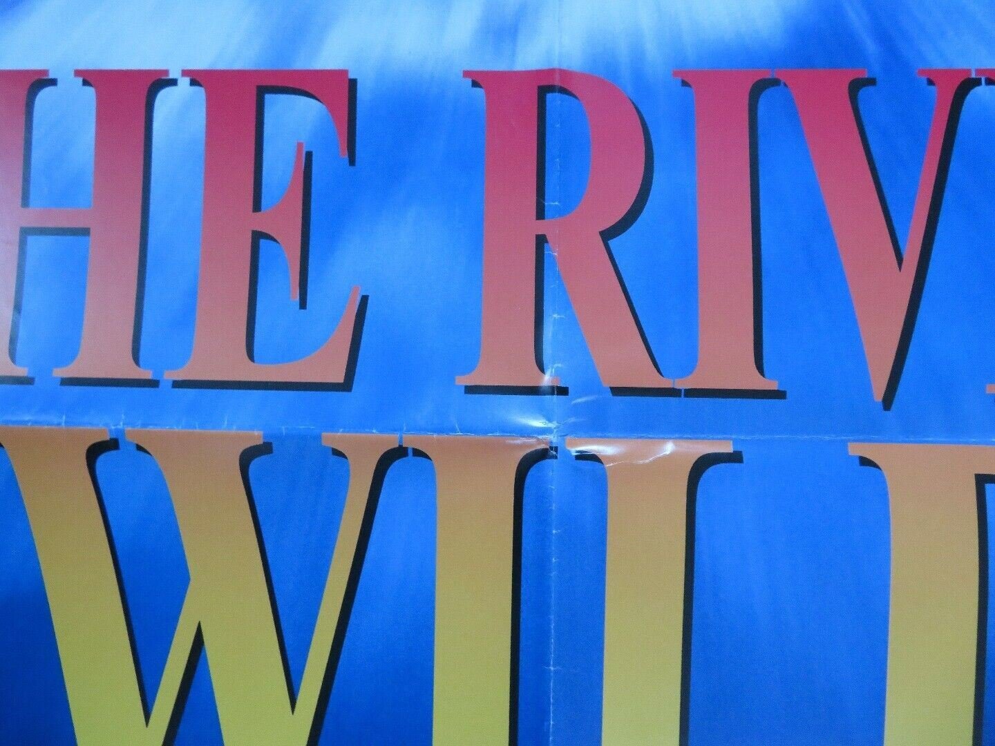 RIVER WILD TEASER US ONE SHEET POSTER KEVIN BACON MERYL STREEP 1994 Movie posters