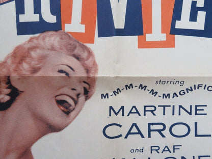 RIVIERA US ONE SHEET POSTER MARTINE COLE RAF VALLONE 1954 - Rendezvous Cinema