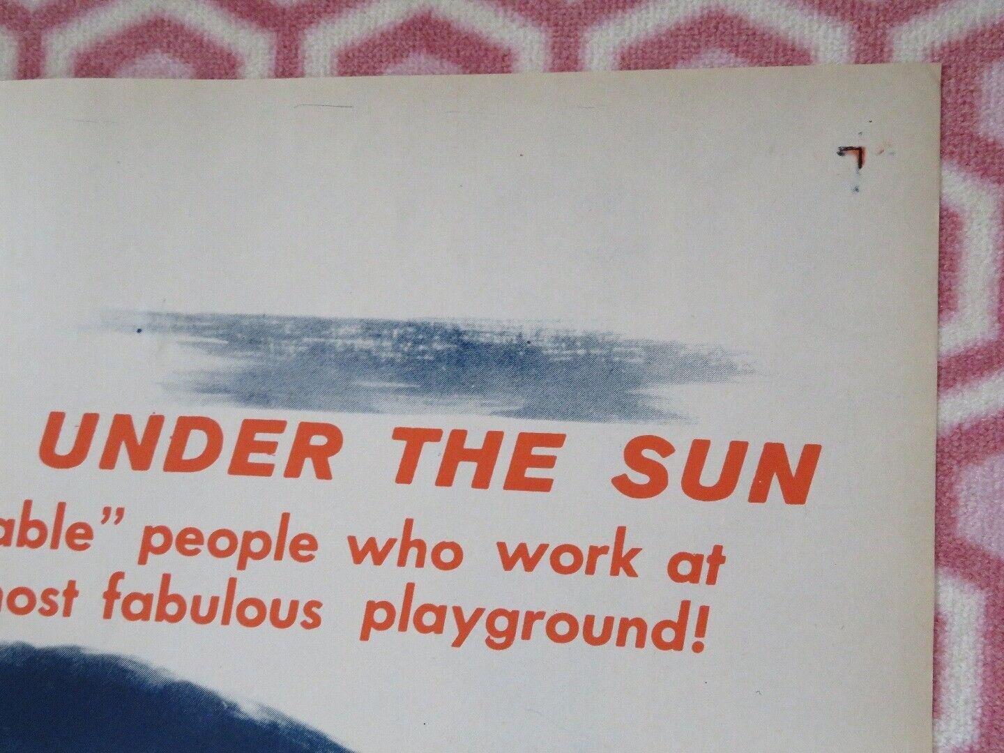 RIVIERA US ONE SHEET POSTER MARTINE COLE RAF VALLONE 1954 - Rendezvous Cinema