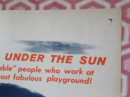 RIVIERA US ONE SHEET POSTER MARTINE COLE RAF VALLONE 1954 - Rendezvous Cinema