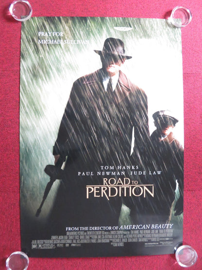 ROAD TO PERDITION US ONE SHEET ROLLED POSTER TOM HANKS PAUL NEWMAN 2002 Rendezvous Cinema Movie posters