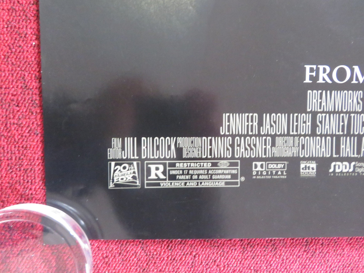 ROAD TO PERDITION US ONE SHEET ROLLED POSTER TOM HANKS PAUL NEWMAN 2002 Rendezvous Cinema Movie posters