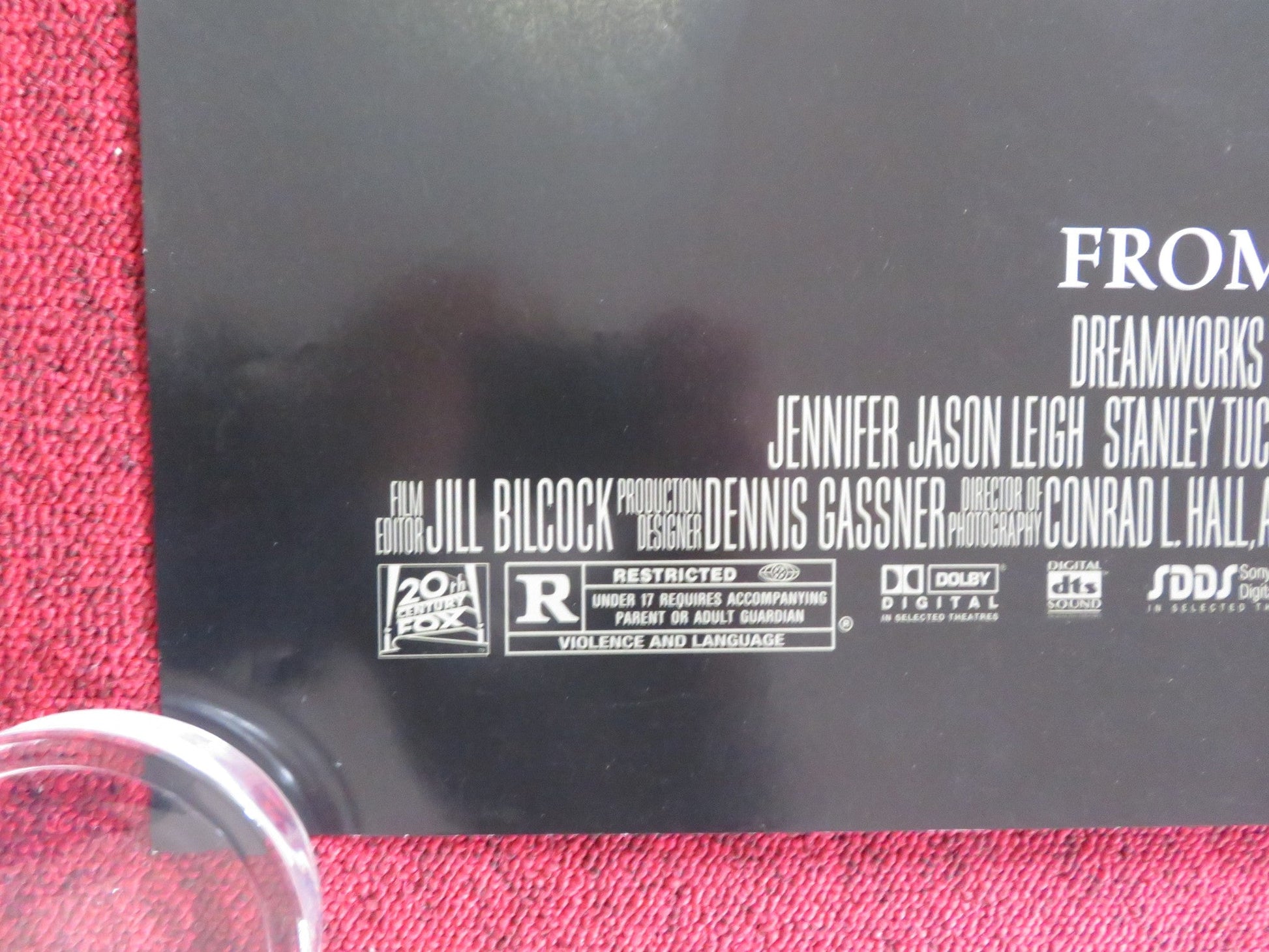 ROAD TO PERDITION US ONE SHEET ROLLED POSTER TOM HANKS PAUL NEWMAN 2002 Rendezvous Cinema Movie posters