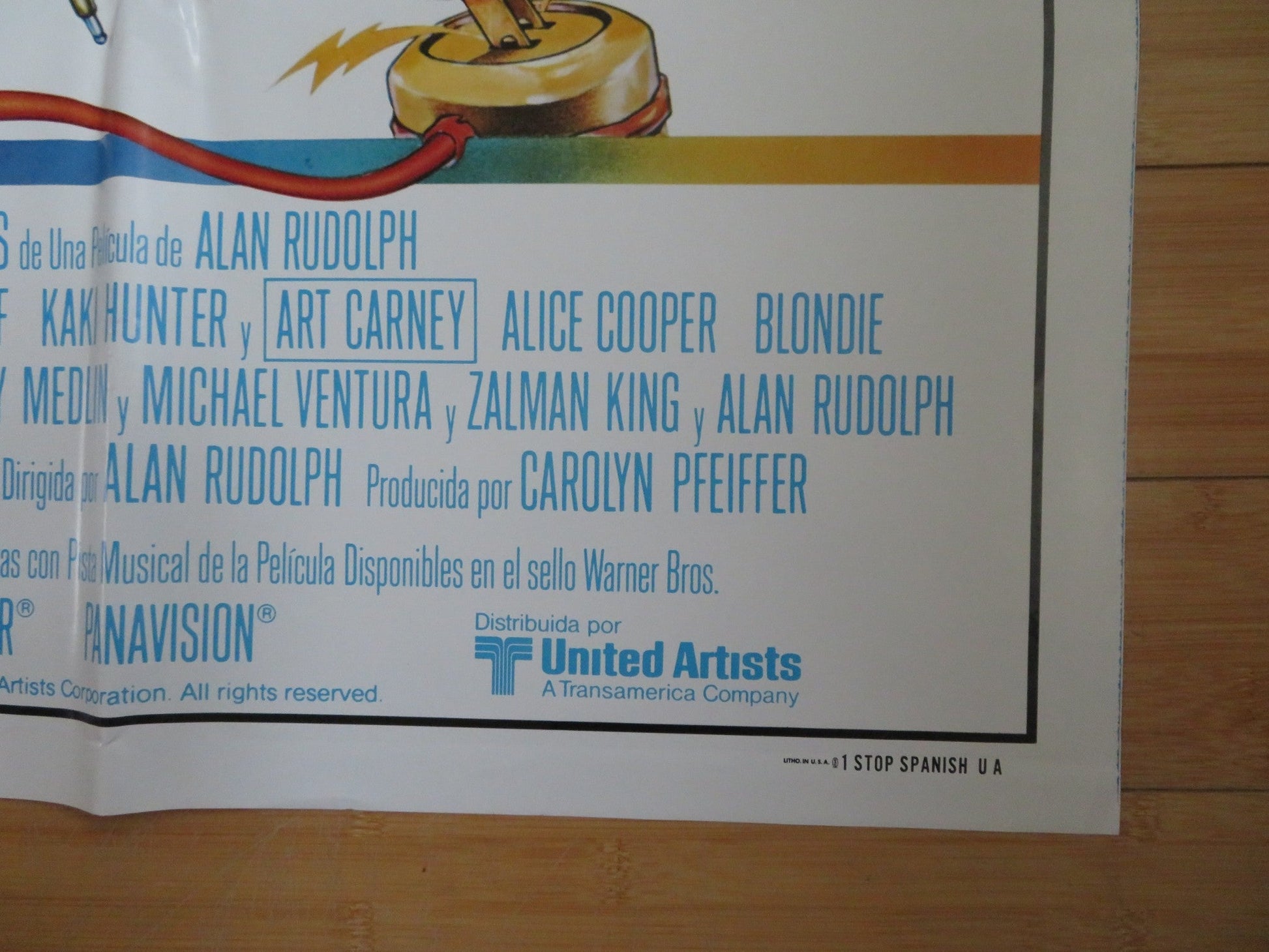 ROADIE 1 STOP US SPANISH INTERNATIONAL POSTER MEATLOAF ALICE COOPER BLONDIE 1980 Rendezvous Cinema Movie posters