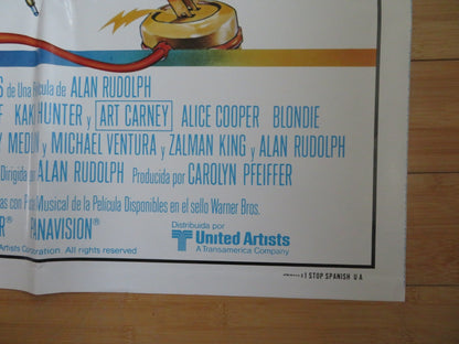 ROADIE 1 STOP US SPANISH INTERNATIONAL POSTER MEATLOAF ALICE COOPER BLONDIE 1980 Rendezvous Cinema Movie posters