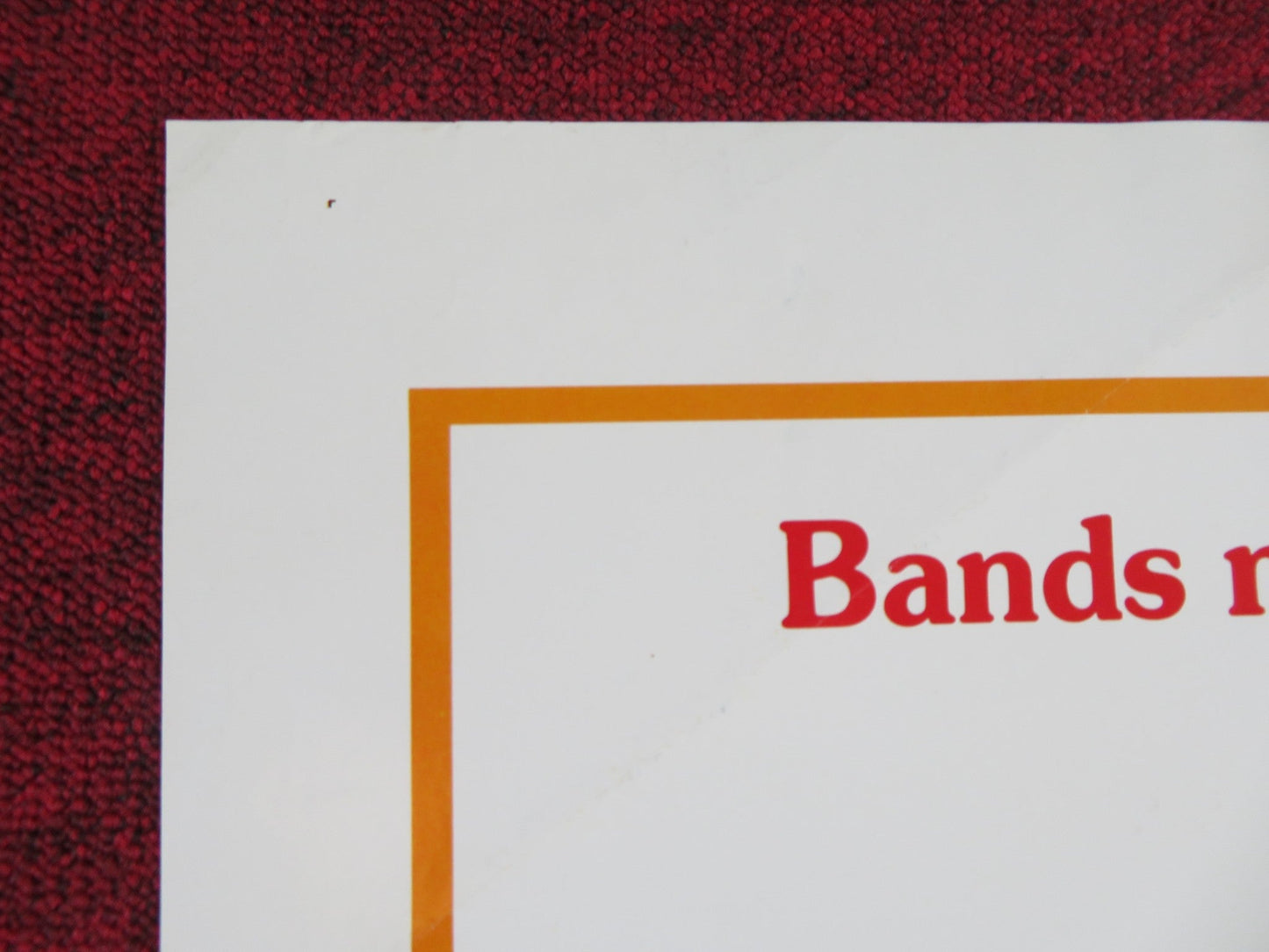 ROADIE - STYLE B FOLDED US ONE SHEET POSTER MEAT LOAF ALICE COOPER 1980 Rendezvous Cinema Movie posters