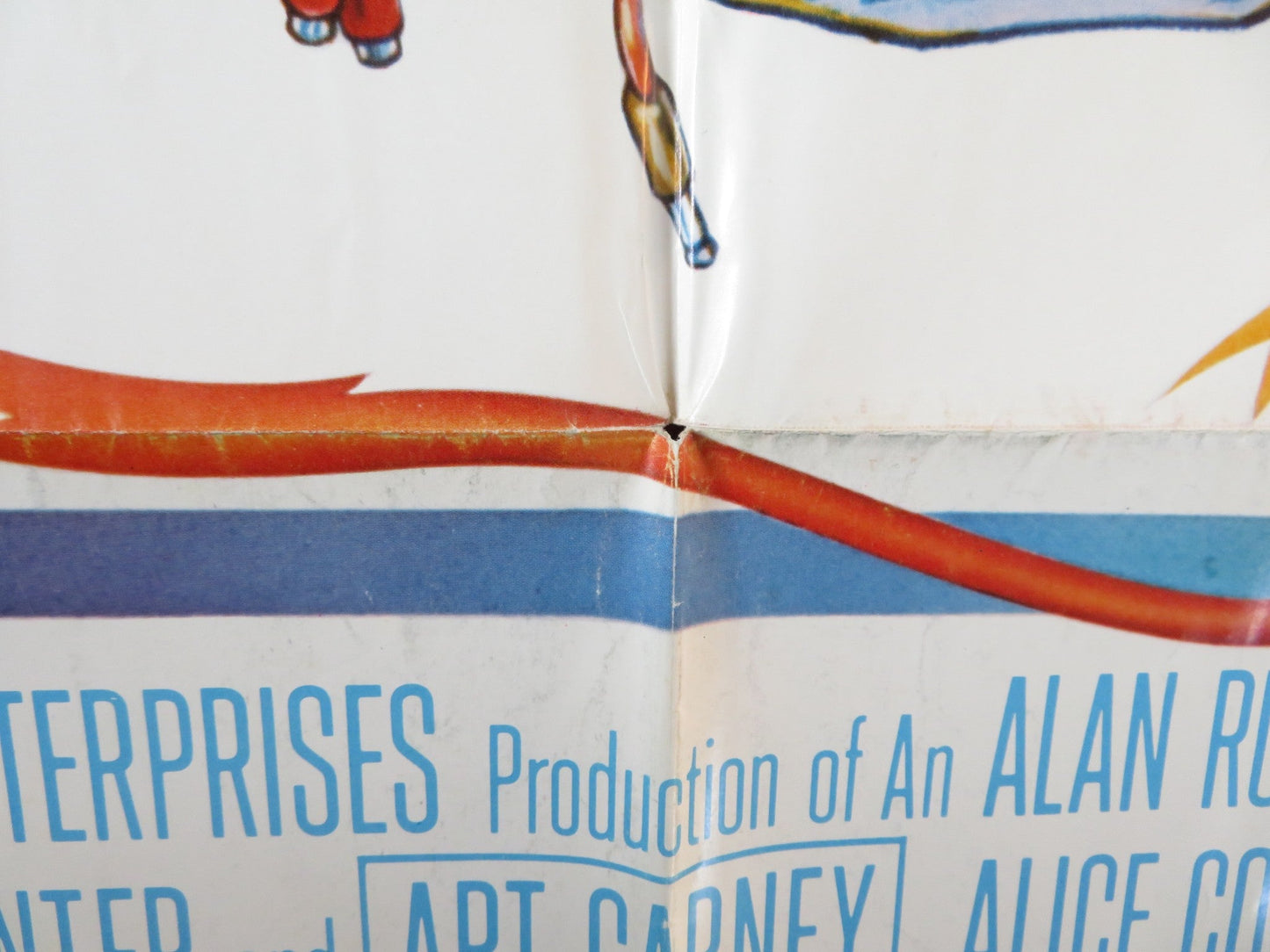 ROADIE - STYLE B FOLDED US ONE SHEET POSTER MEAT LOAF ALICE COOPER 1980 Rendezvous Cinema Movie posters