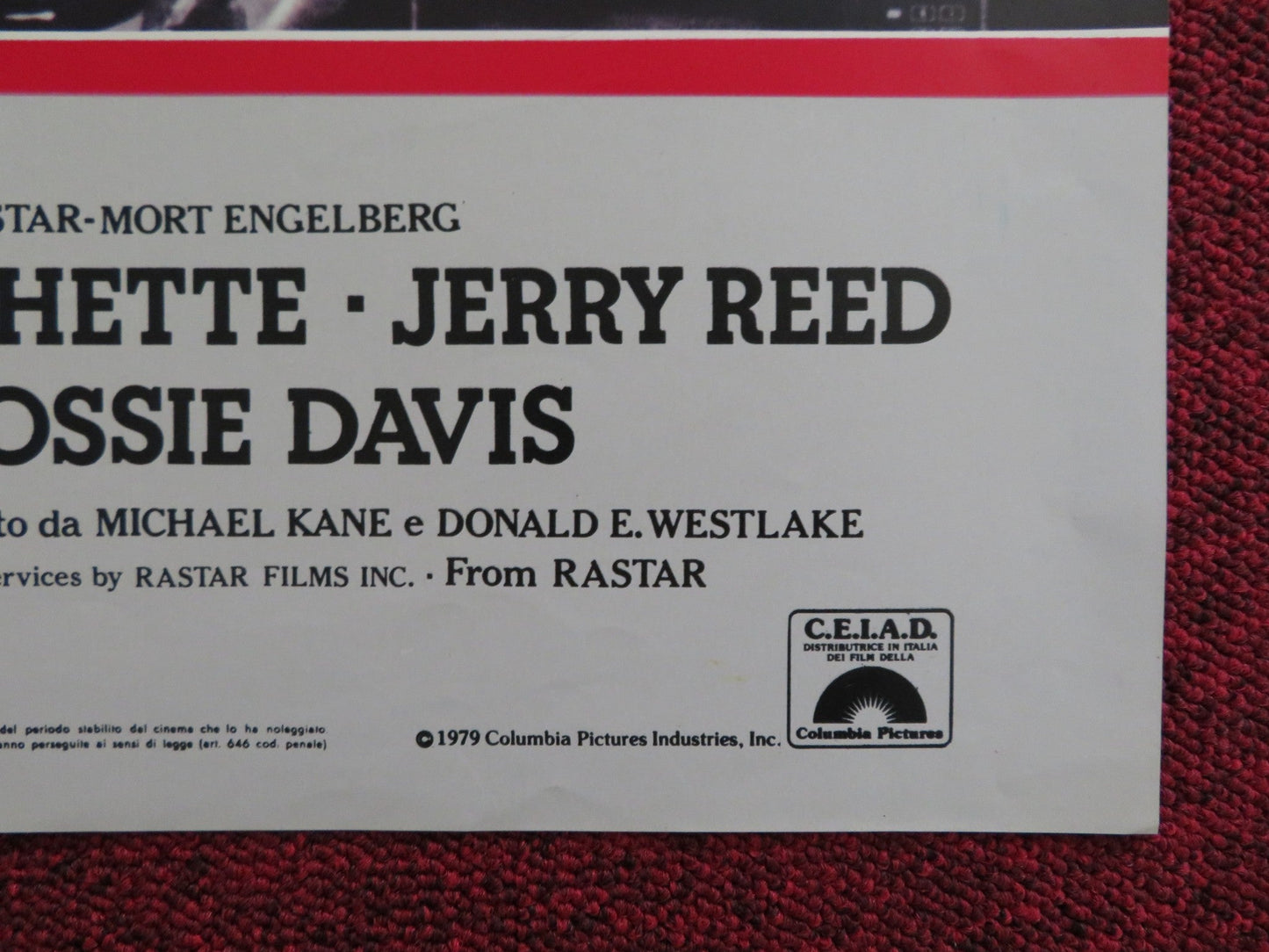 ROBA CHE SCOTTA / HOT STUFF - A ITALIAN FOTOBUSTA POSTER DOM DELUISE 1979 Rendezvous Cinema Movie posters