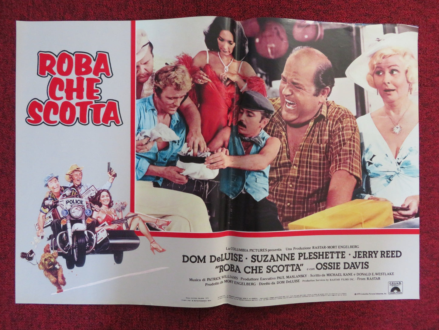 ROBA CHE SCOTTA / HOT STUFF - D ITALIAN FOTOBUSTA POSTER DOM DELUISE 1979 Rendezvous Cinema Movie posters