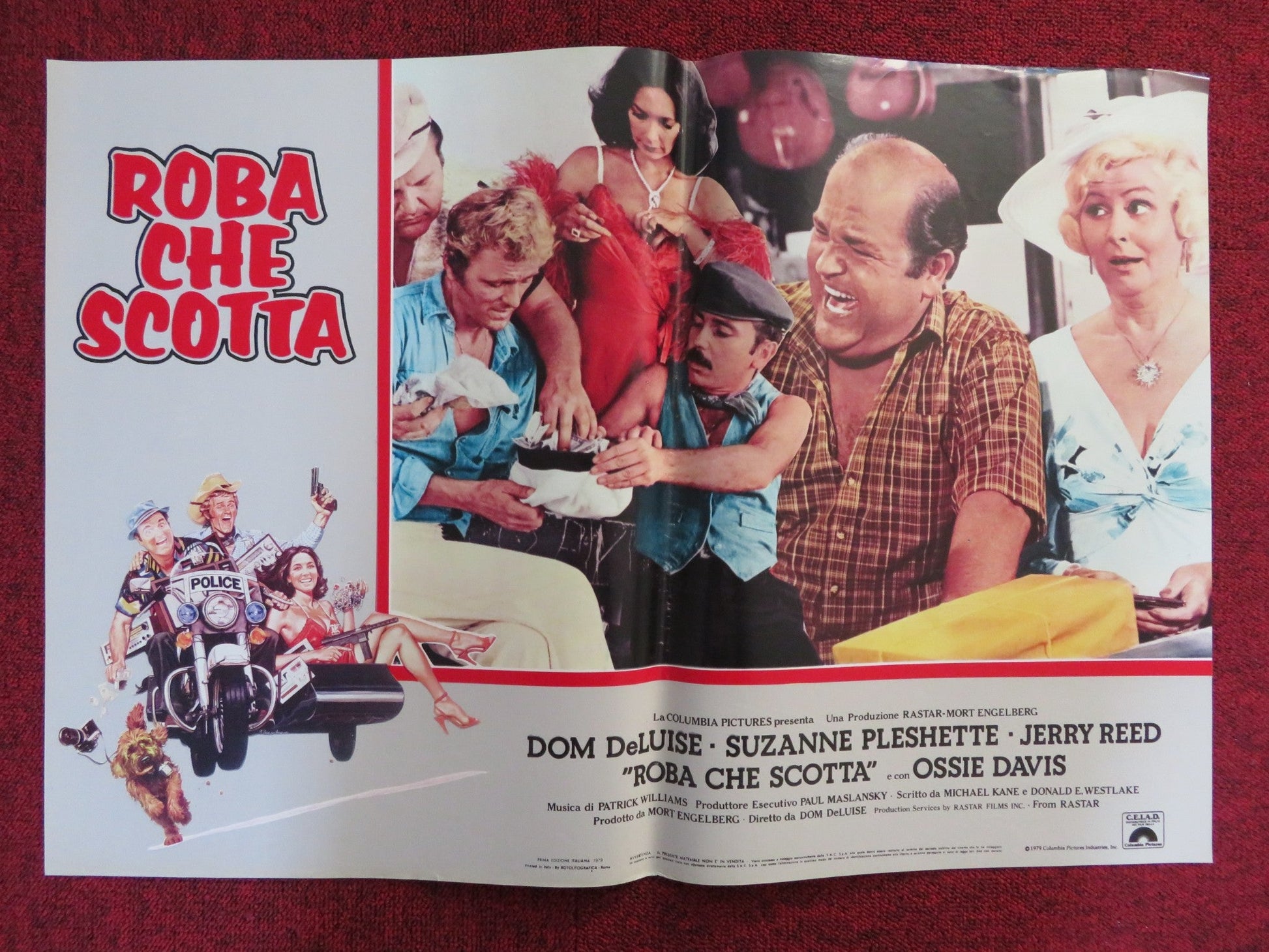 ROBA CHE SCOTTA / HOT STUFF - D ITALIAN FOTOBUSTA POSTER DOM DELUISE 1979 Rendezvous Cinema Movie posters