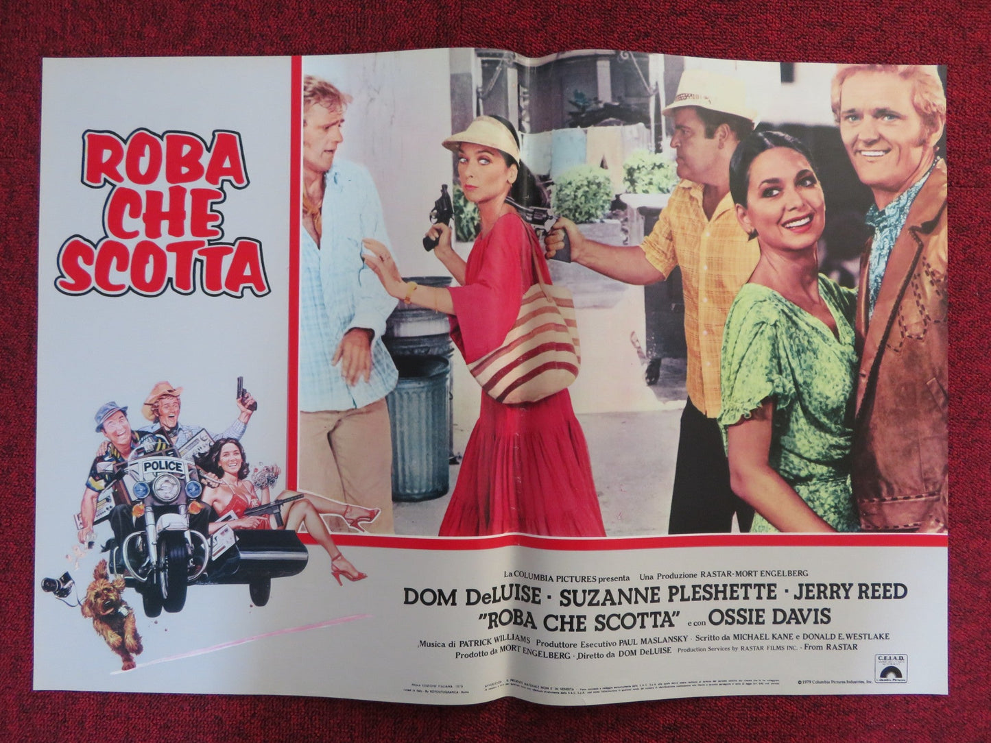 ROBA CHE SCOTTA / HOT STUFF - E ITALIAN FOTOBUSTA POSTER DOM DELUISE 1979 Rendezvous Cinema Movie posters