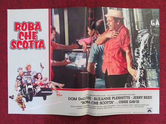 ROBA CHE SCOTTA / HOT STUFF - G ITALIAN FOTOBUSTA POSTER DOM DELUISE 1979 Rendezvous Cinema Movie posters
