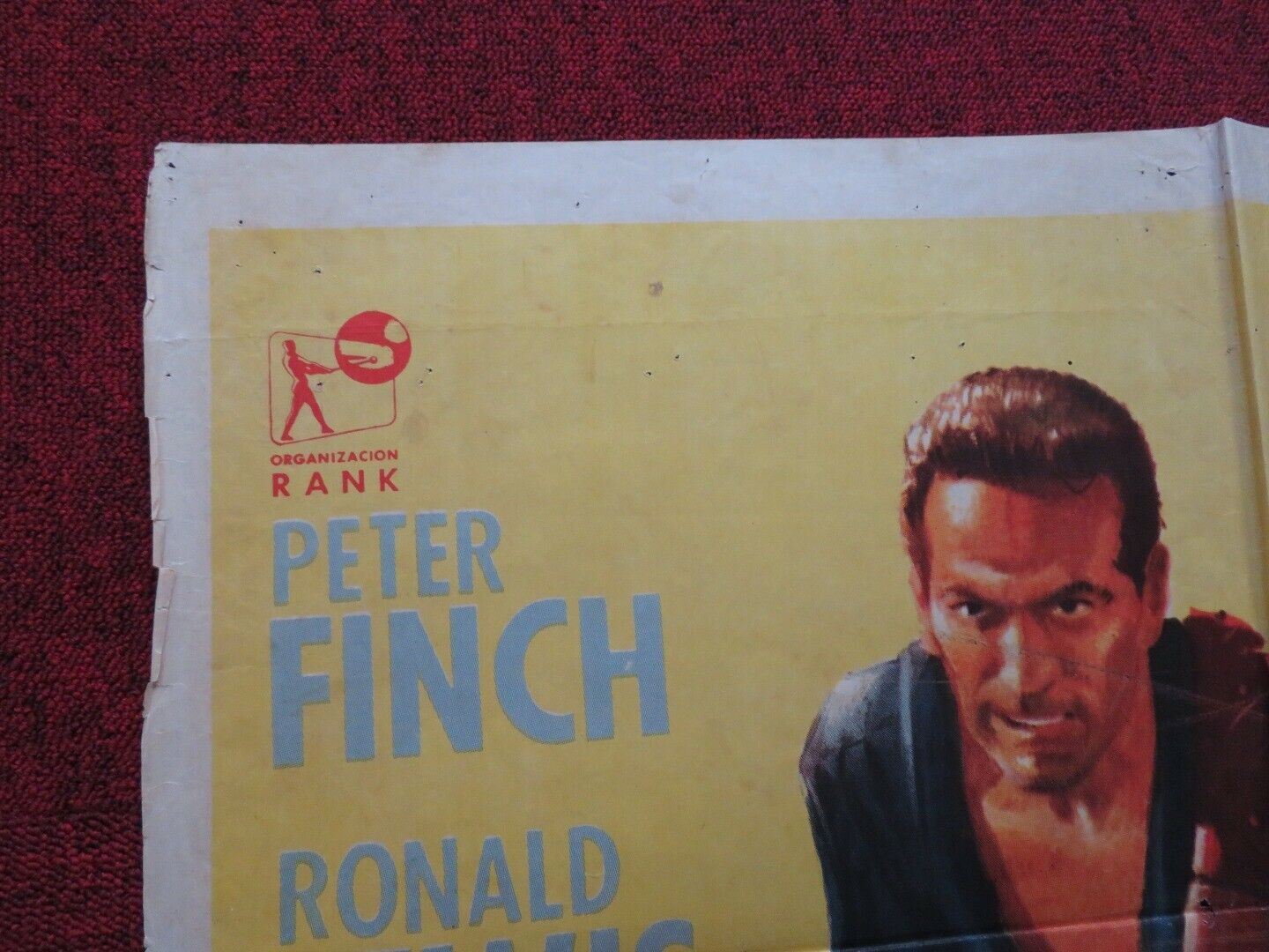 ROBBERY UNDER ARMS FOLDED ARGENTINA ONE SHEET POSTER PETER FINCH RONALD LEWIS Movie posters