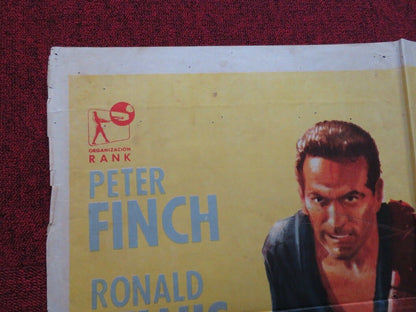 ROBBERY UNDER ARMS FOLDED ARGENTINA ONE SHEET POSTER PETER FINCH RONALD LEWIS Movie posters