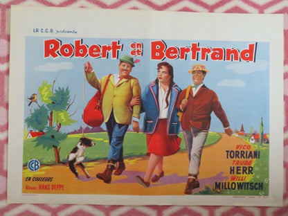 ROBERT ET BERTRAND BELGIUM (14.5"x 20.5") POSTER VICO TORRIANI 1961 Movie posters