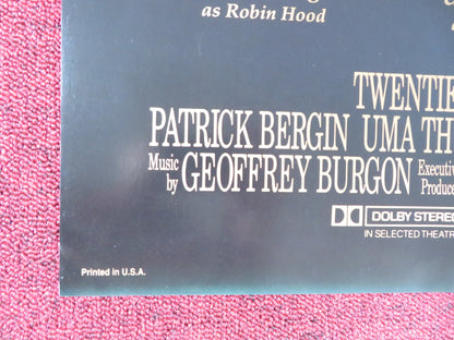 ROBIN HOOD FOLDED US ONE SHEET POSTER PATRICK BERGEN UMA THURMAN 1991 Rendezvous Cinema Movie posters