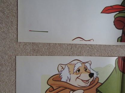 ROBIN HOOD ITALIAN 4 FOGLIO POSTER DISNEY PETER USTINOV TERRY THOMAS 1974 Rendezvous Cinema Movie posters