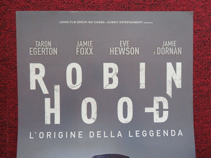 ROBIN HOOD ITALIAN LOCANDINA (26.5"x12.5") POSTER TARON EGERTON JAMIE FOXX 2018 - Rendezvous Cinema