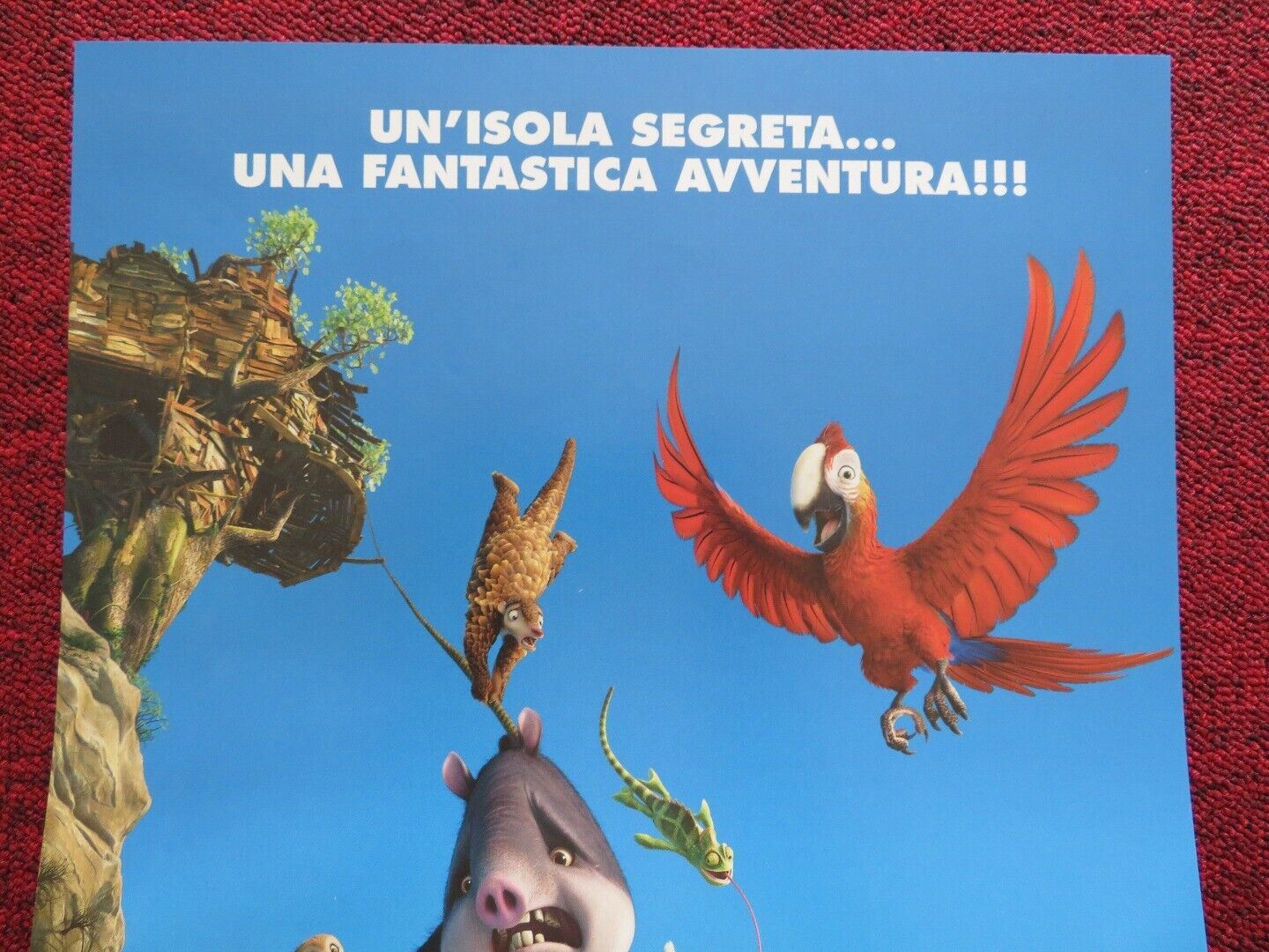 ROBINSON CRUSOE / the wild life ITALIAN LOCANDINA (26.5"x12.5") POSTER 2015 - Rendezvous Cinema