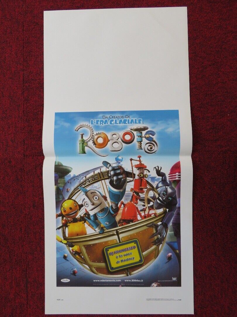 ROBOTS ITALIAN LOCANDINA (27.5"x13") POSTER HALLE BERRY PAULA ABDUL 2005 Movie posters