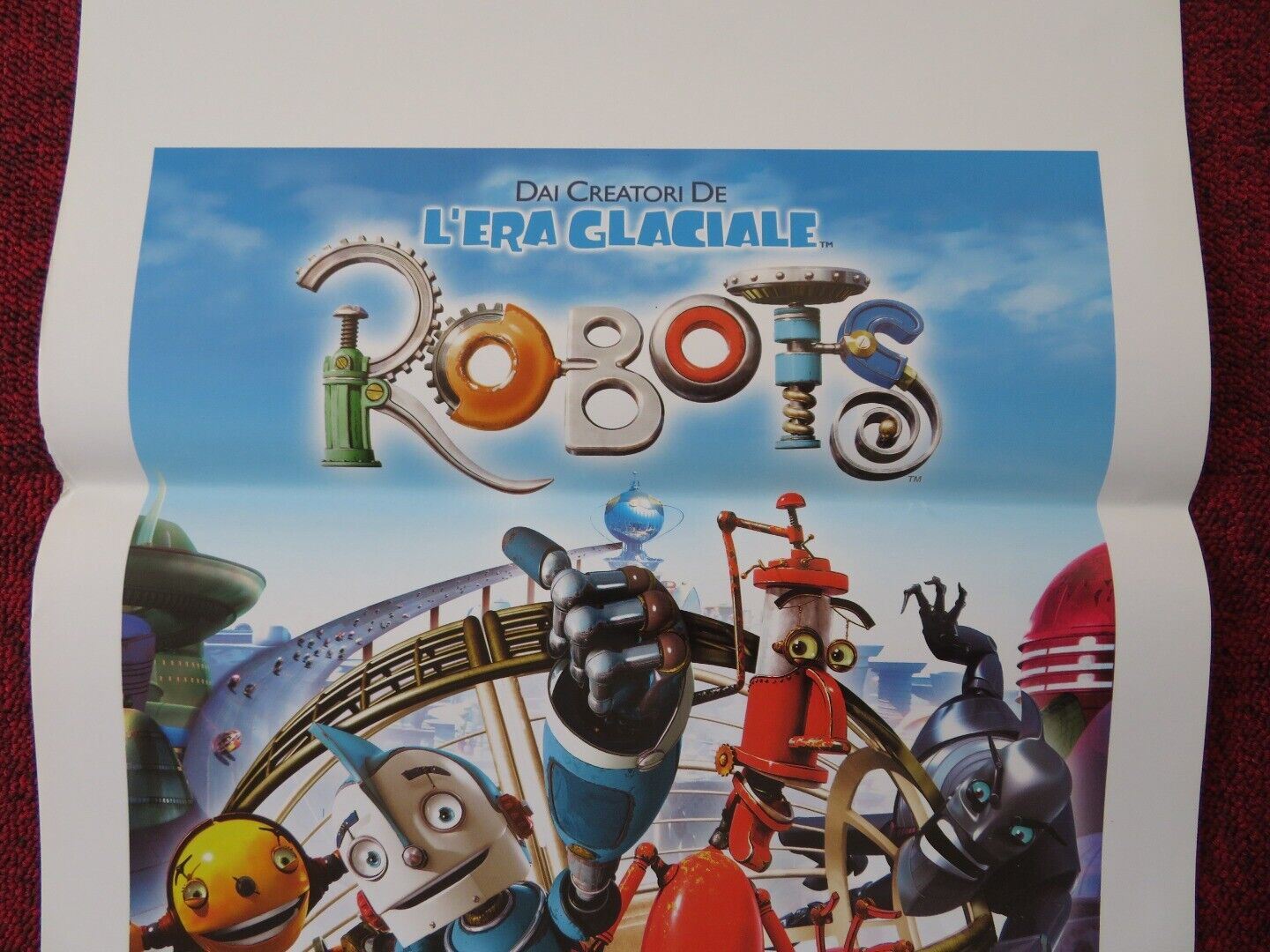 ROBOTS ITALIAN LOCANDINA (27.5"x13") POSTER HALLE BERRY PAULA ABDUL 2005 Movie posters