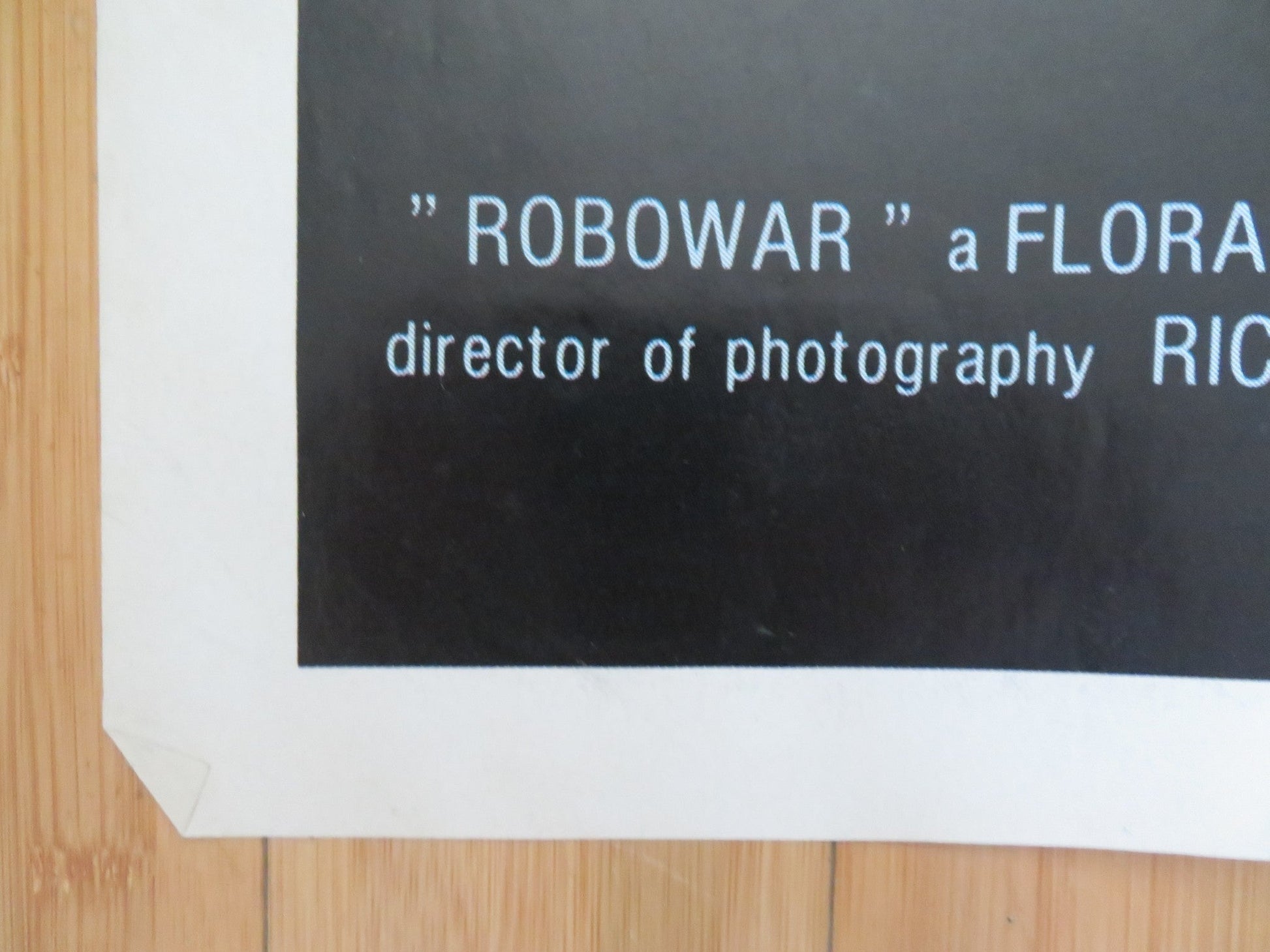 ROBOWAR ITALIAN 2 FOGLIO POSTER REB BROWN CATHERINE HICKLAND 1988 Rendezvous Cinema Movie posters