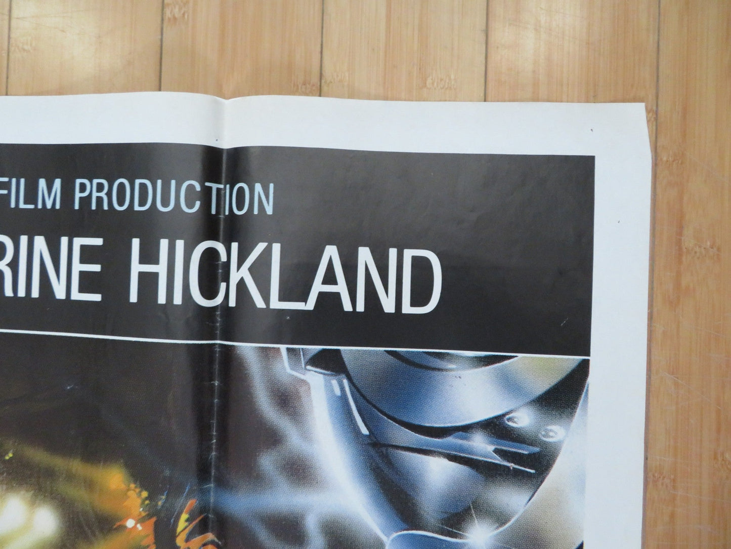 ROBOWAR ITALIAN 2 FOGLIO POSTER REB BROWN CATHERINE HICKLAND 1988 Rendezvous Cinema Movie posters