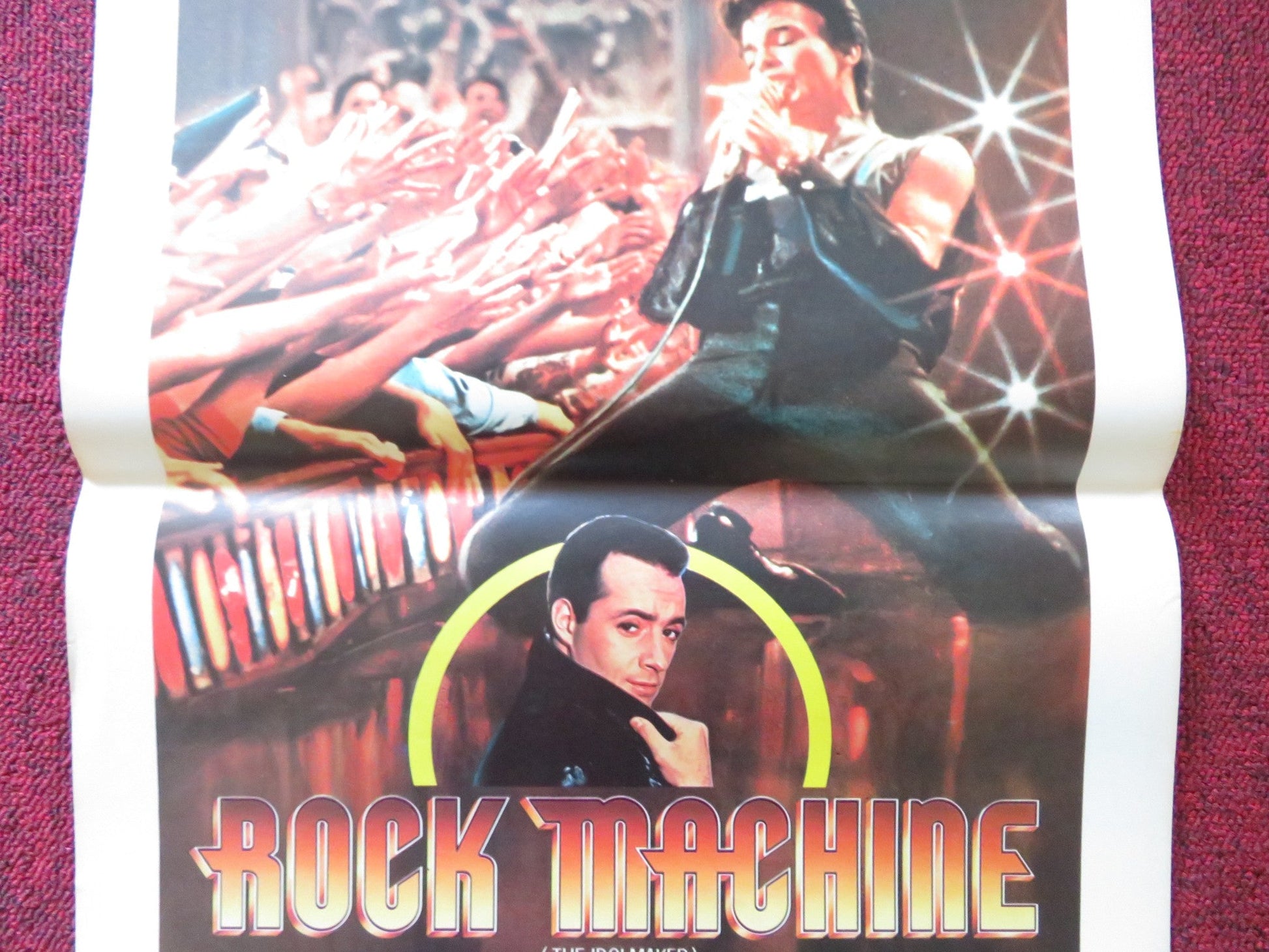 ROCK MACHINE ITALIAN LOCANDINA POSTER RAY SHARKEY TOVAH FELDSHUH 1980 Rendezvous Cinema Movie posters