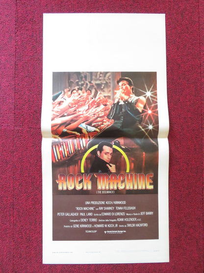 ROCK MACHINE ITALIAN LOCANDINA POSTER RAY SHARKEY TOVAH FELDSHUH 1980 Rendezvous Cinema Movie posters