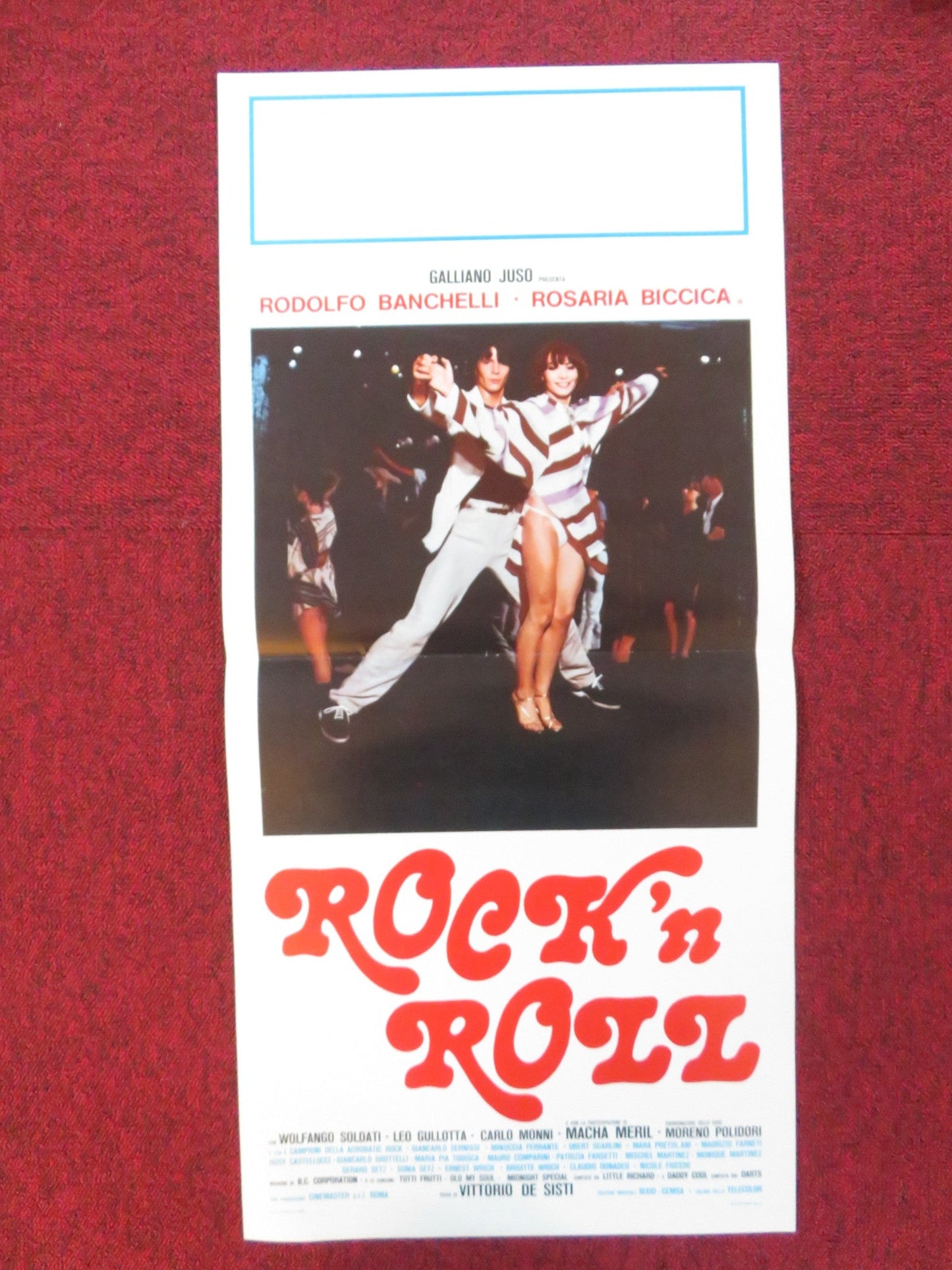 ROCK 'N' ROLL ITALIAN LOCANDINA POSTER RODOLFO BANCHELLI ROSARIA BICCICA 1978 Rendezvous Cinema Movie posters