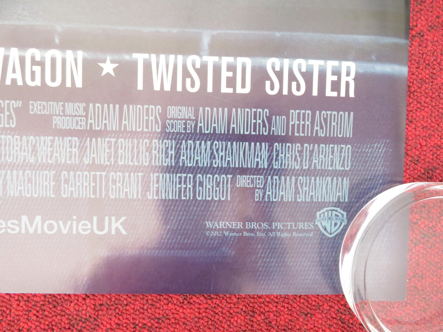 ROCK OF AGES UK QUAD (30"x 40") ROLLED POSTER TOM CRUISE RUSSELL BRAND 2012 Rendezvous Cinema Movie posters