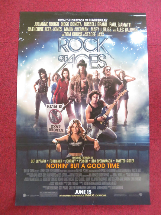 ROCK OF AGES US ONE SHEET ROLLED POSTER TOM CRUISE RUSSELL BRAND 2012 Rendezvous Cinema Movie posters